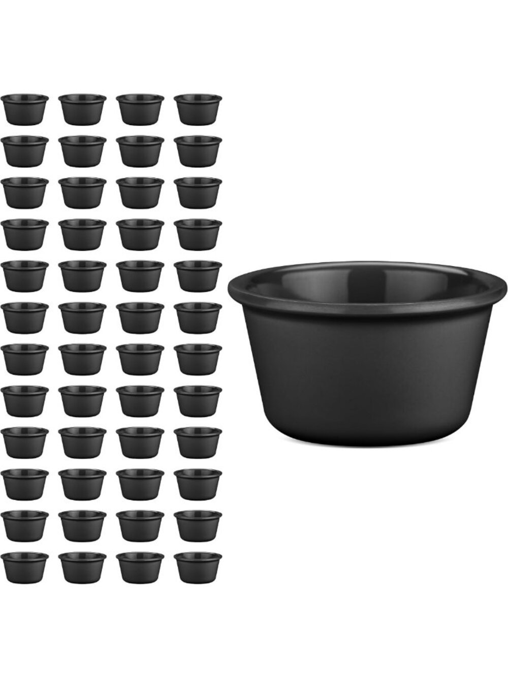 Carlisle FoodService Products Plastic Ramekin Sauce Bowl for Home and